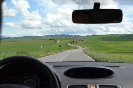 Val d'orcia in auto