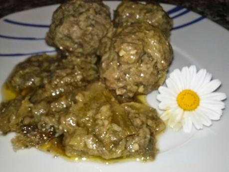 POLPETTE CON CREMA DI CARCIOFI