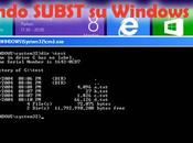 Comando SUBST Windows funziona?