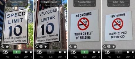 Word Lens acquisita da Google, Translate migliorato