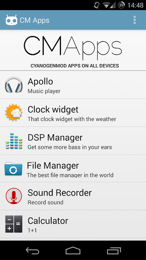  CM Apps   tutte le app CyanogenMod in una sola applicazione