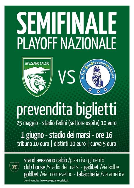 PREVENDITA BIGLIETTI SEMIFINALE NAZIONALE