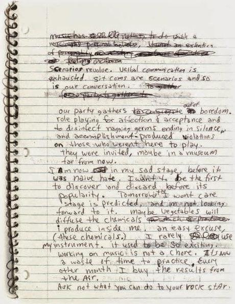 I diari e le lettere di Kurt Cobain