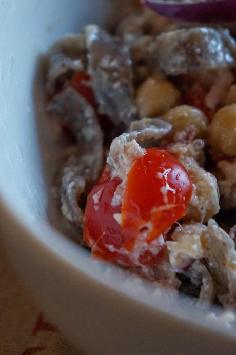 Tagliatelle di Grano Saraceno ai Ceci e Tonno