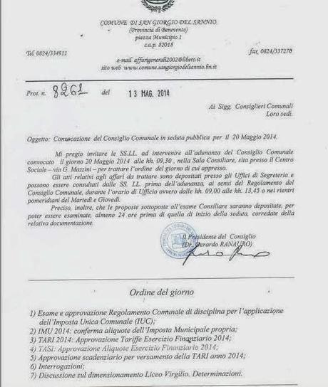 Di nuovo il Consiglio Comunale in orario antimeridiano: ma come possono partecipare i cittadini che lavorano???