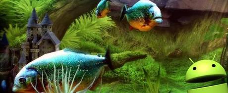 RaaGACY Piranha Aquarium 3D   un pericoloso Live Wallpaper per Android ;)