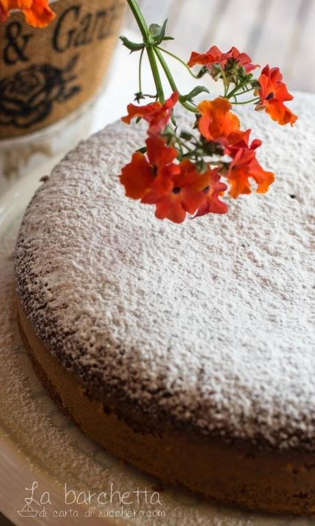 Caprese bianca al profumo di arancia, gluten free per Stefania