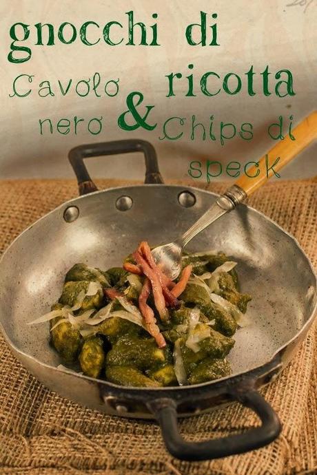 Gnocchi di ricotta con crema al cavolo nero