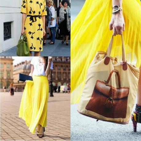 giallo colore dell'estate 2014 abbinamenti con il colore giallo come abbinare il giallo outfit in giallo immagini di outfit in giallo street style giallo how to wear yellow fashion blogger italiane colorblock by felym fashion blog di mariafelicia magno mariafelicia magno blogger di colorblock by felym borse gialle estate 2014 abiti gialli estate 2014 giallo street style primavera estate 2014 blog di moda colorblock by felym outfit in giallo street style