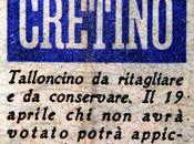 "Avviso agli elettori" mostra campagne elettorali degli anni