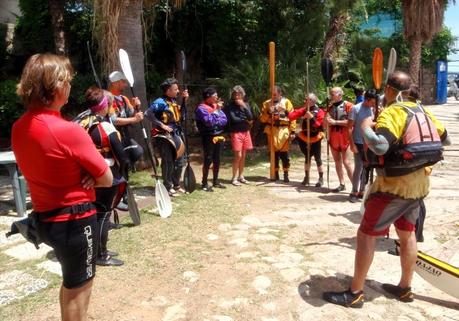 Prima sessione del corso FICK per Istruttori di kayak da mare...