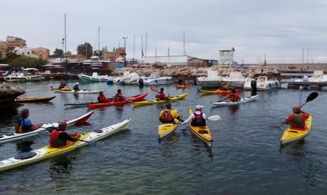 Prima sessione del corso FICK per Istruttori di kayak da mare...