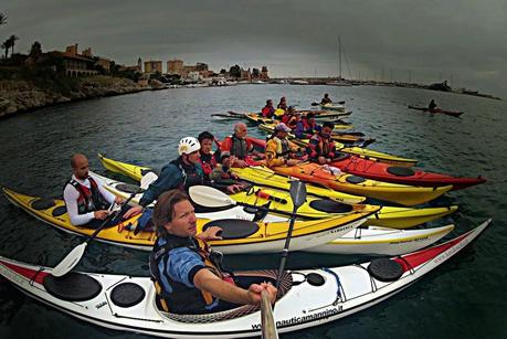 Prima sessione del corso FICK per Istruttori di kayak da mare...