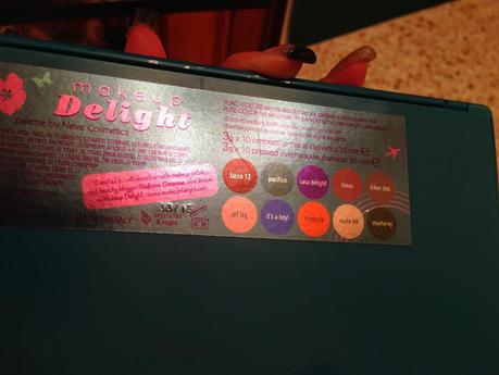 Nevecosmetics Makeup Delight palette