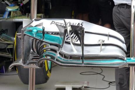 Gp Montecarlo: Mercedes con due due versioni di ala anteriore