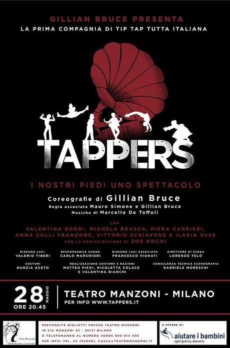 Tappers al teatro Manzoni di Milano. Regia Mauro Simone