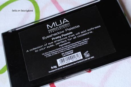 Palette PRETTY PASTEL by MUA Palette PRETTY PASTEL by MUA