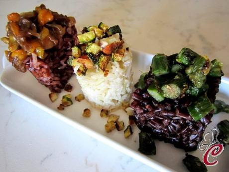 Tris di riso ai tre aromi: l'insolita arte di sporcare per tre e mangiare per uno