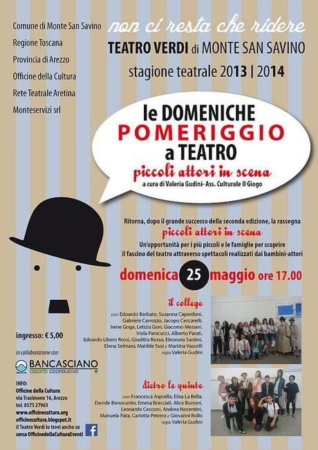 Domenica pomeriggio a teatro con i piccoli attori