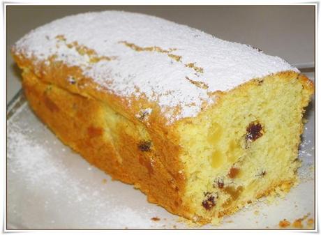 PLUM CAKE CON CANDITI E UVETTA