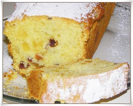 PLUM CAKE CON CANDITI E UVETTA