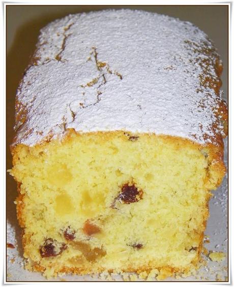 PLUM CAKE CON CANDITI E UVETTA