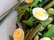 Insalata fagiolini fave uova quaglia