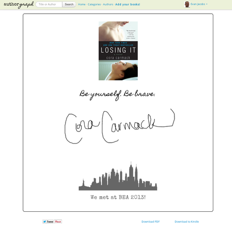 I'm a book's Fangirl 18: Autografi