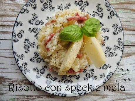 bimby, risotto speck e mela 