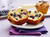 Dolci muffin mirtilli