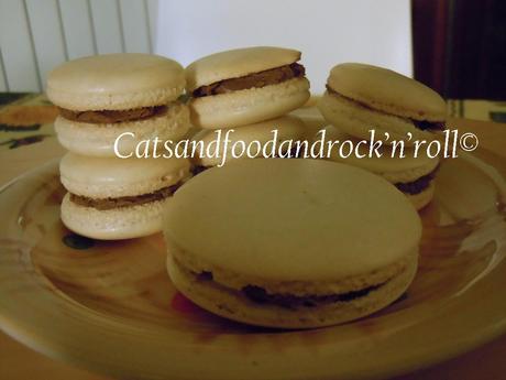 Macarons 1.1 con ganache al cioccolato gianduia