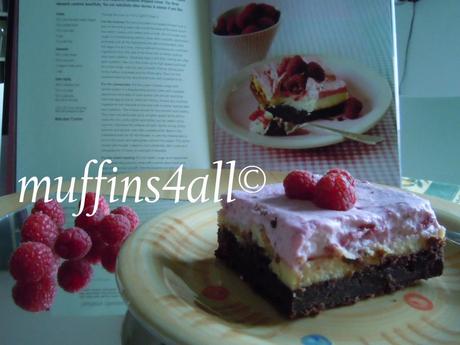 Raspberry Cheesecake Brownie