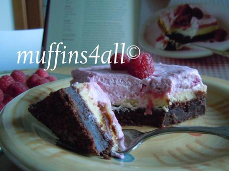 Raspberry Cheesecake Brownie