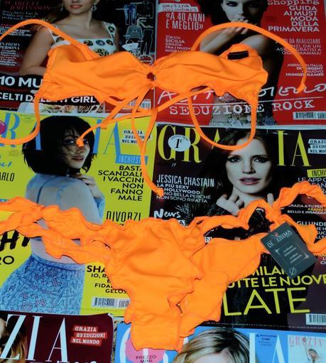 Il mio nuovo bikini arancione Divissima Divissima bikini fashion blogger italiane theFashiondiet sexy