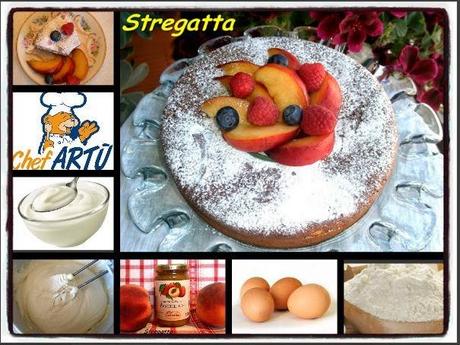 Ciambella rustica al sapore di pesca