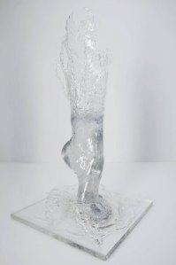 Annalù, Footsplash, 2014, resina e plexiglass