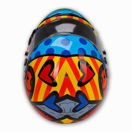 Arai GP-6 A.Sutil Monaco 2014 #2 by Romero Britto - painted by Jens Munser Designs