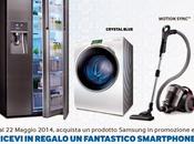 Promozione Samsung: compri frigo lavatrice ricevi regalo Galaxy