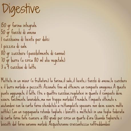 Facciamo i Digestive?(ma poi faranno digerire o no?)