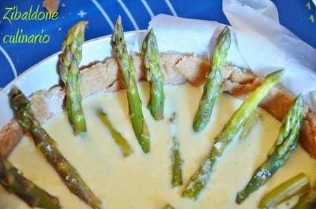 Torta salata asparagi e uova