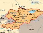 Kirghizistan. grande piano viario sviluppo paese