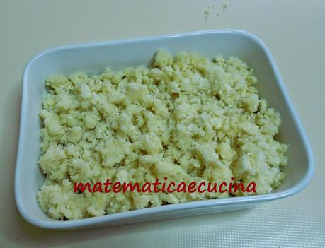 Crumble di Fragole con Farina di Cocco e Maraschino