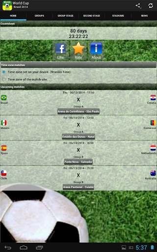  MONDIALI BRASILE 2014   le app Android consigliate