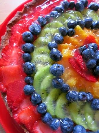 Torta alla frutta per il compleanno di Valentina