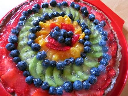 Torta alla frutta per il compleanno di Valentina