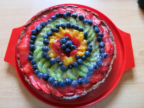 Torta alla frutta per il compleanno di Valentina