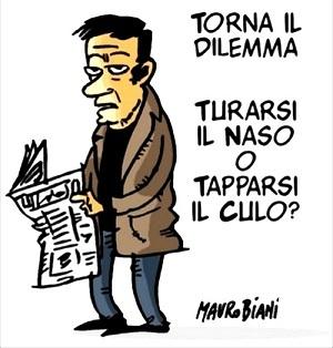 vignetta-elezioni, turarsi il naso o tapparsi il culo