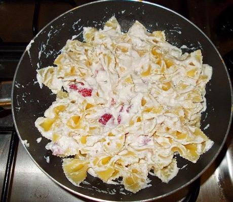 Farfalle con le fragole