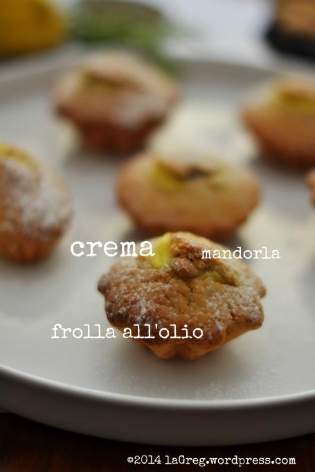 tortine di frolla all'olio con crema al rosmarino 2