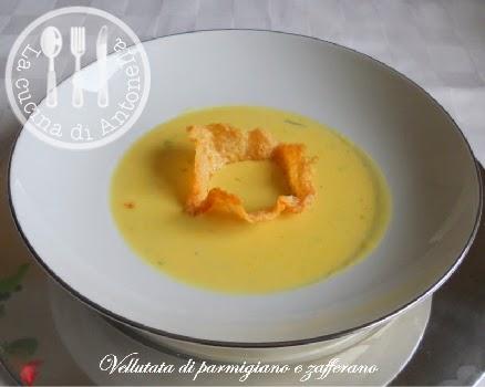 Vellutata di parmigiano e zafferano